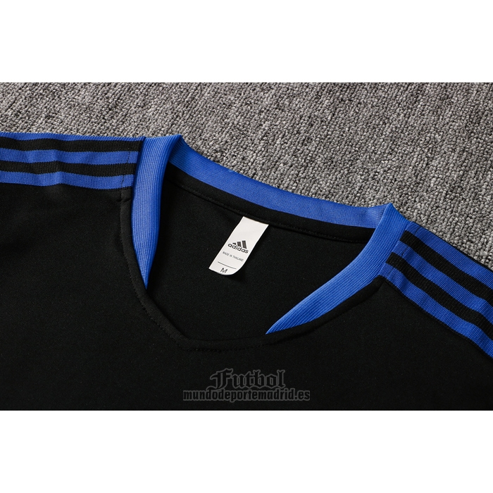 Chandal del Real Madrid Manga Corta 2021-2022 Negro